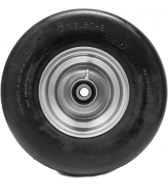 2PK Flat Free Tire Assemblies for Hustler 13x6.50-6 X One Super Z 604898 789537
