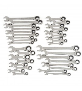 GEARWRENCH 85034 SAE/MM Ratcheting Wrench Set (34-Pieces)