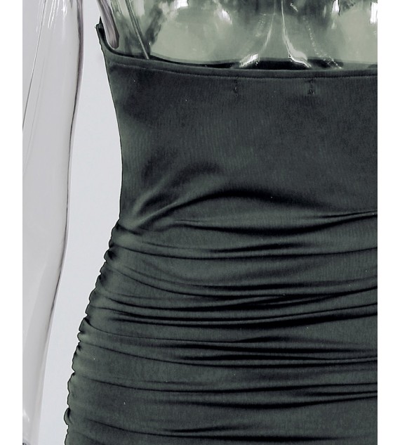 Ruched Bodycon Mini Cami Women Dress
